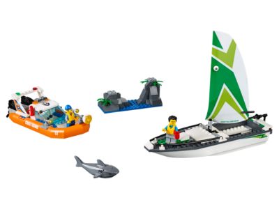 60168 LEGO City Coast Guard Sailboat Rescue