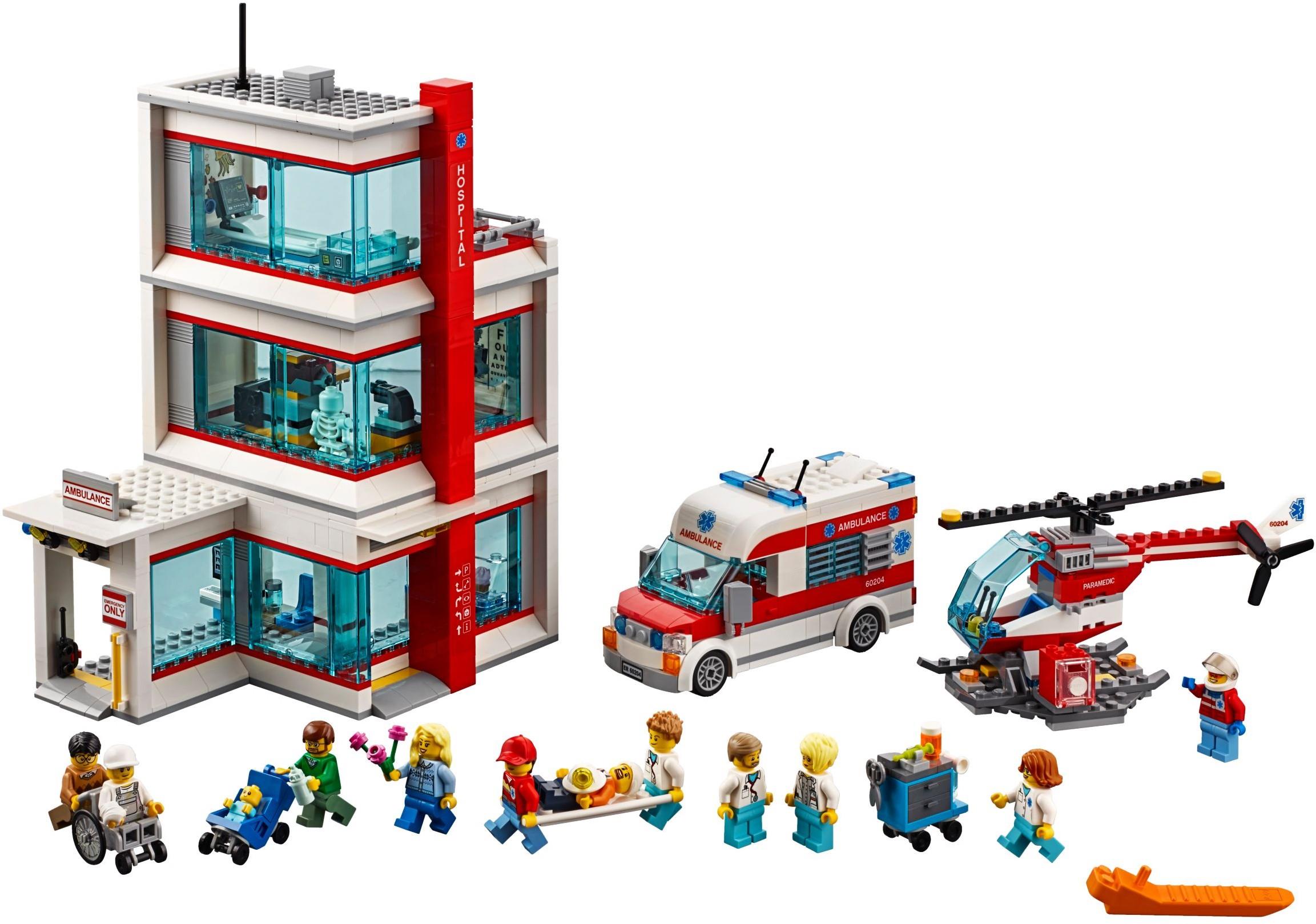LEGO CITY HELICOPTER RESCUE 4429 Hospital Ambulance Emergency Room ER NEW SEALED 
