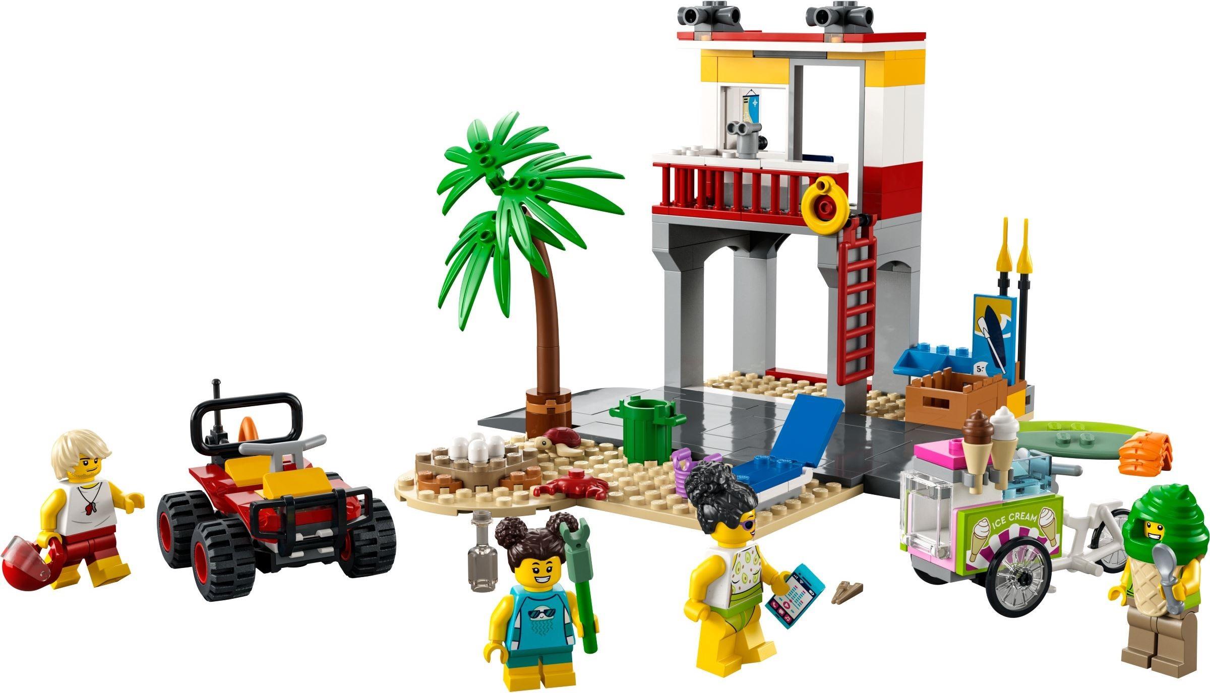 LEGO 60328 City Beach Lifeguard Station BrickEconomy