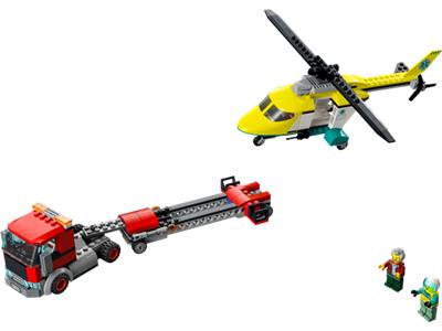 60343 LEGO City Rescue Helicopter Transport