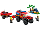 60412 4x4 Fire Engine with Rescue Boat