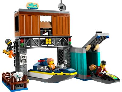 60417 LEGO City Police Speedboat and Crooks' Hideout thumbnail image