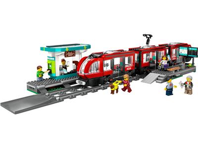 60423 LEGO City Downtown Streetcar and Station thumbnail image