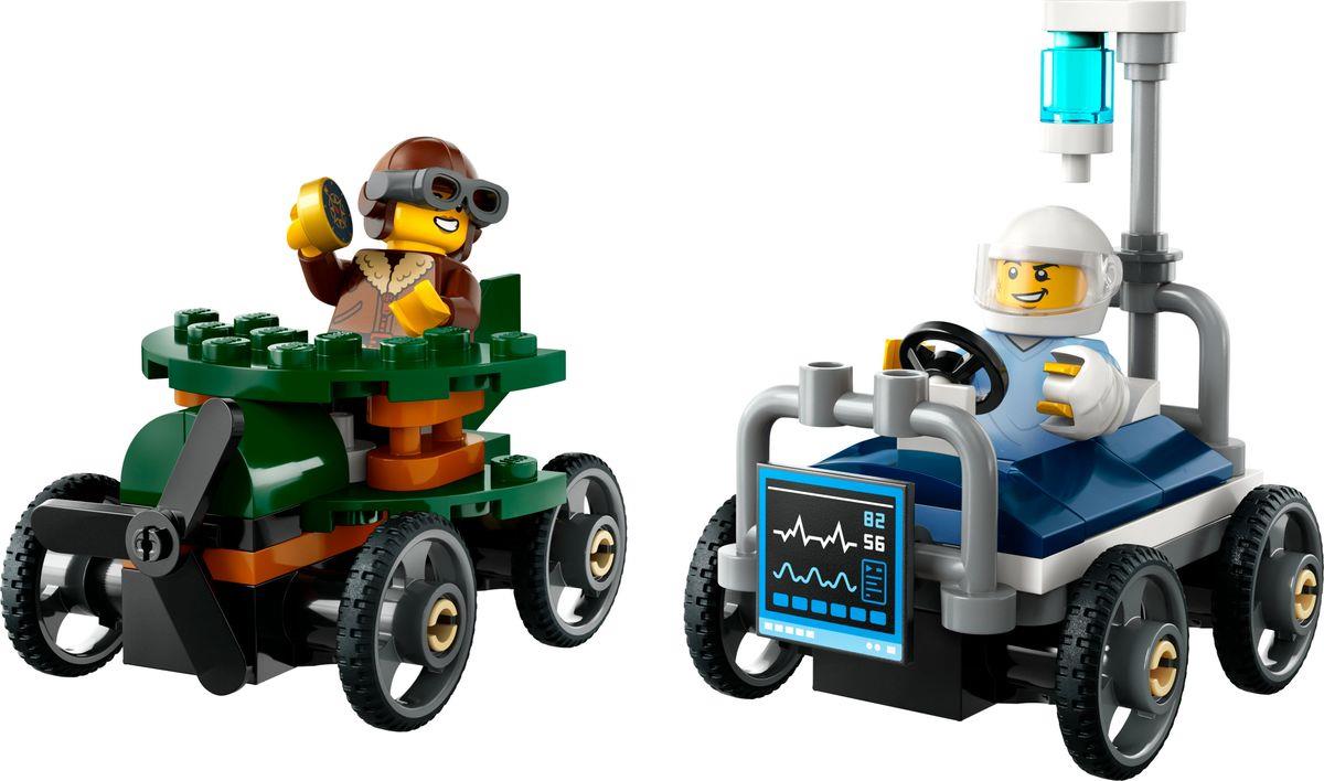 chayco（感謝） LEGO 60459 City Soapbox Racing Airplane vs. Hospital Bed Race Car
