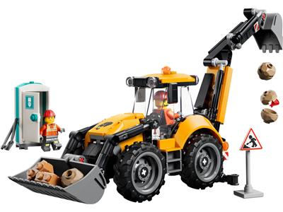 60480 LEGO City Construction ellow Backhoe Loader
