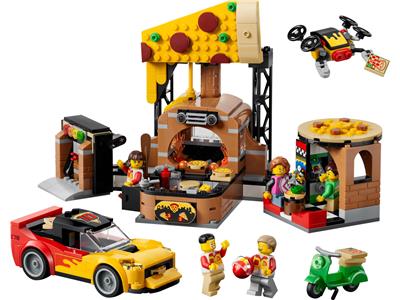60496 LEGO City Pizza Delivery Experience with Vehicles