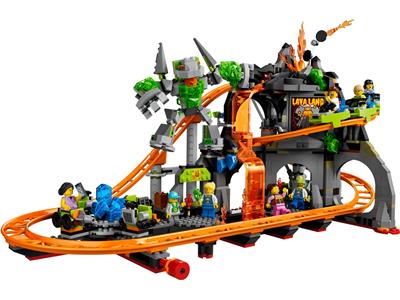 60501 LEGO City Funfair Lava Land Roller Coaster Park