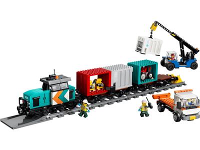 60509 LEGO City Harbor Freight Train with Crane & Truck