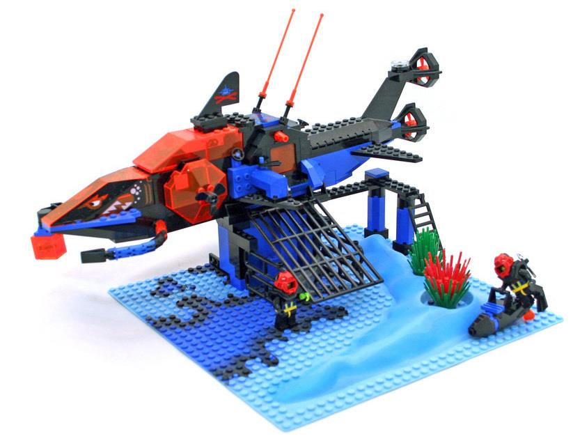 Lego Aquazone Aquasharks Set 6135 Spy Shark 100% complete vintage rare 1996
