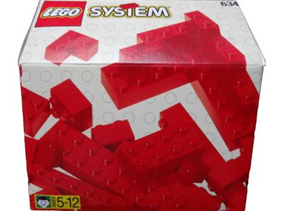 634 LEGO Extra Bricks in Red