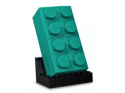 6346101 LEGO Buildable 2x4 Teal Brick thumbnail image