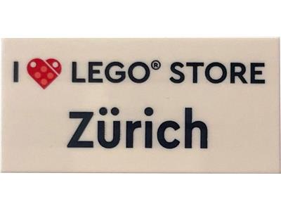 6446841 I Heart LEGO Store Zurich Tile