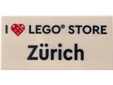6446841 I Heart LEGO Store Zurich Tile