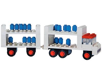 645-2 LEGOLAND Milk Truck with Trailer thumbnail image