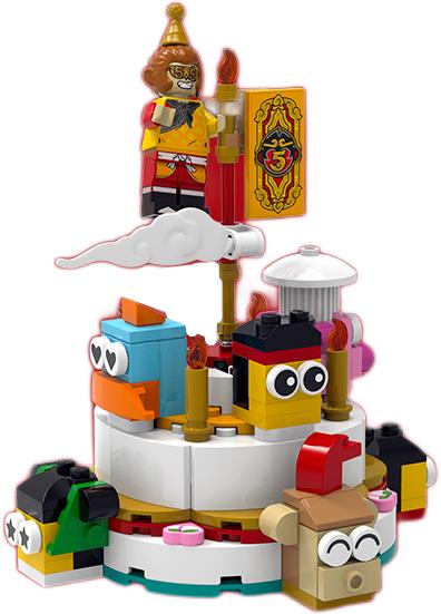 LEGO 6476261 Monkie Kid 5th Anniversary Cake | BrickEconomy