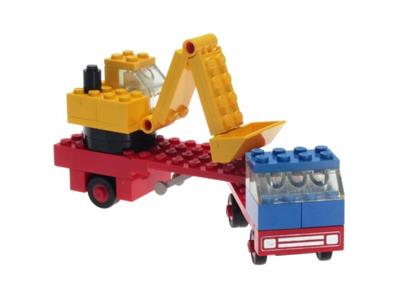 649 LEGOLAND Low Loader Excavator thumbnail image