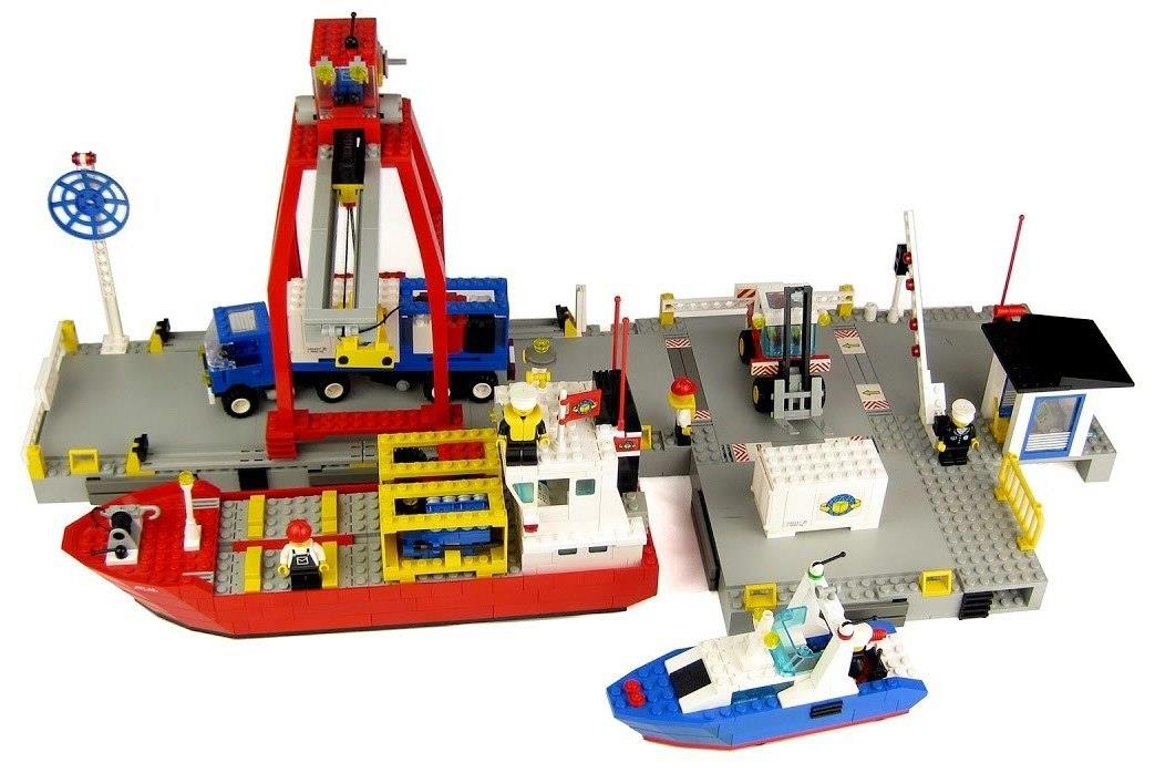 1 Launch & Load Seaport Precut Custom Replacement Stickers voor Lego Set 6542 