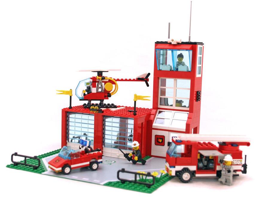 LEGO Minifigures Pompiere Omino Minifig Set 6571 Fireman 1x firec007 