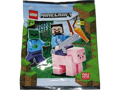 662101 LEGO Minecraft Steve, Zombie and Pig thumbnail image