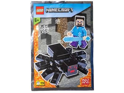 662207 LEGO Minecraft Steve with Spider thumbnail image