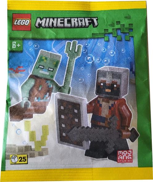 LEGO 662405 Minecraft Drowned and Hero | BrickEconomy