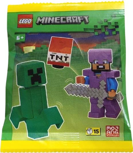 LEGO 662502 Minecraft Steve with Creeper and TNT | BrickEconomy