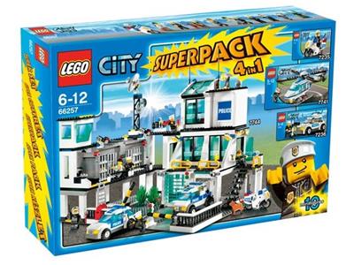 66257 LEGO City Police Super Pack 4-in-1