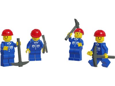 Lego construction worker set shop
