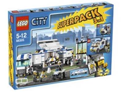 66305 LEGO City Police Super Pack 3-in-1