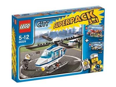 66329 LEGO City Police/Fire Super Pack 3 in 1