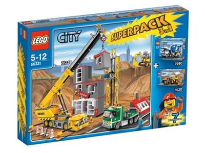 66331 LEGO City Super Pack 3 in 1 (Construction 1 VP)