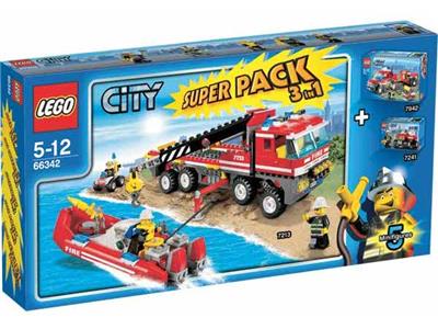 66342 LEGO City Super Pack 3 in 1