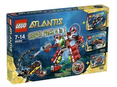 66365 LEGO Atlantis Super Pack 4 in 1