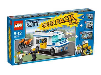 66375 LEGO City Super Pack 4 in 1