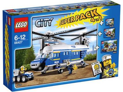 66427 LEGO City Police Super Pack 4-in-1