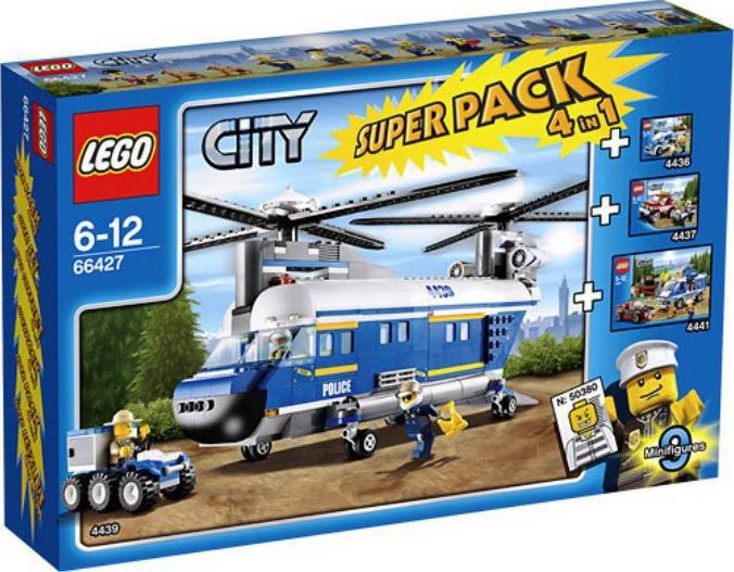 Kommunikationsnetværk vest Flourish LEGO 66427 City Police Super Pack 4-in-1 | BrickEconomy