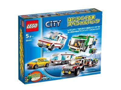 66451 LEGO City Super Pack 4-in-1