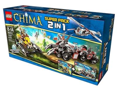 66474 Legends of Chima LEGO Chima Super Pack 2-in-1