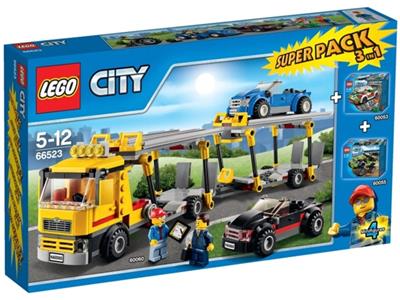 66523 LEGO City Super Pack 3-in-1
