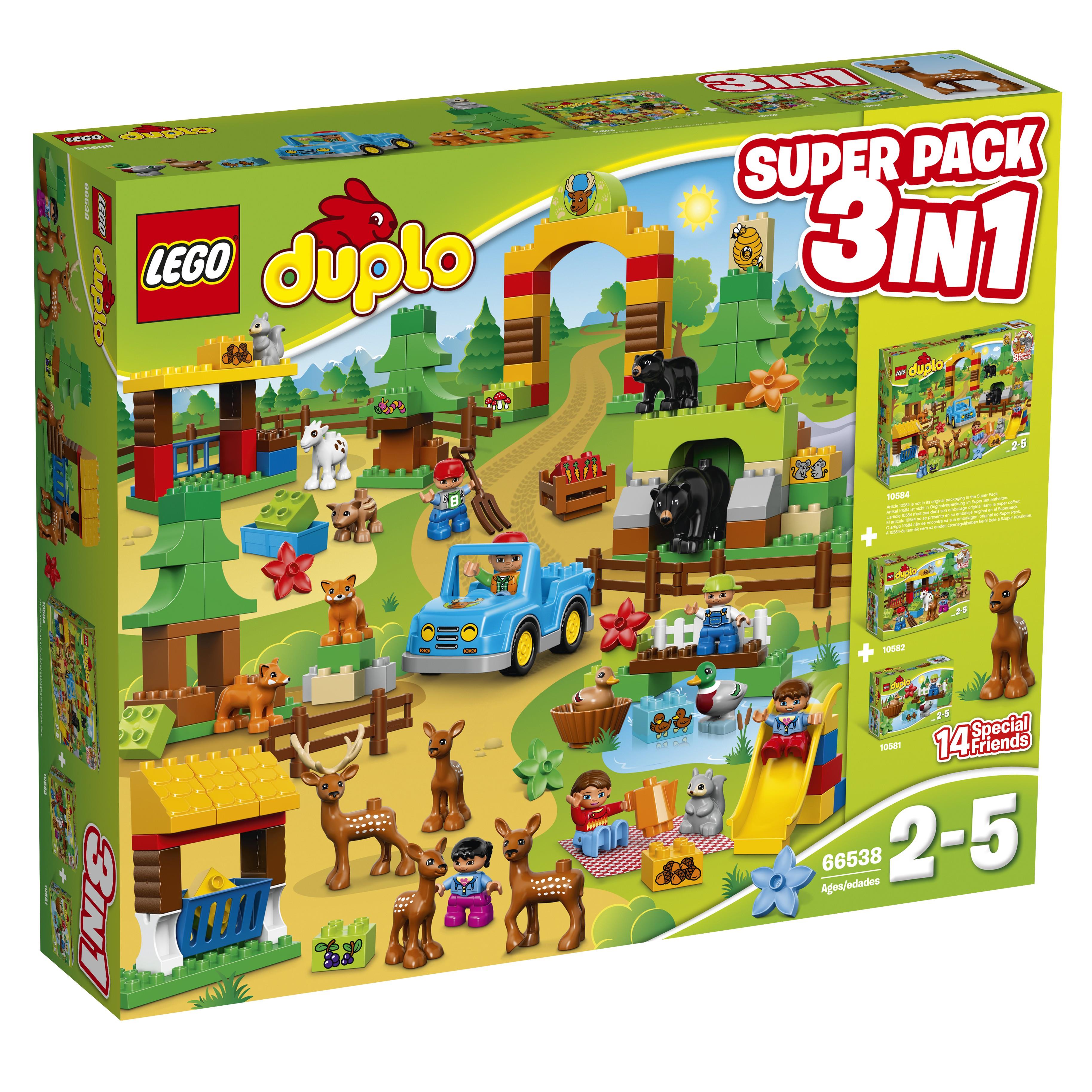 pebermynte Rejse Fortov LEGO 66538 Duplo Forests Value Pack | BrickEconomy