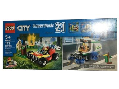 66637 LEGO City Super Pack 2 in 1