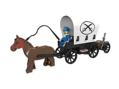 6716 LEGO Western Cowboys Covered Wagon