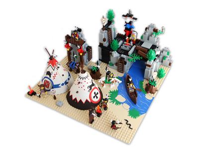 6763 LEGO Western Indians Rapid River Village