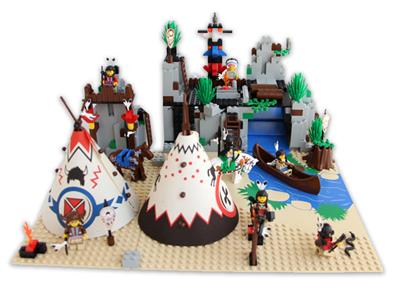 6766 LEGO Western Indians Rapid River Village