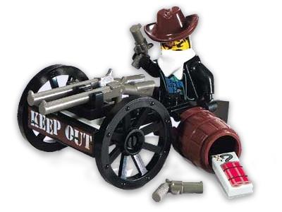 6790 LEGO Western Cowboys Bandit with Gun thumbnail image