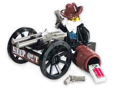 6791 LEGO Western Cowboys Bandit's Wheelgun