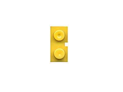 700-1-4 LEGO Individual 1x2 Bricks