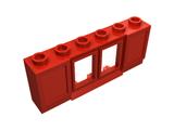 700-C-3 LEGO Individual 1x6x3 Shutter Window with Glass