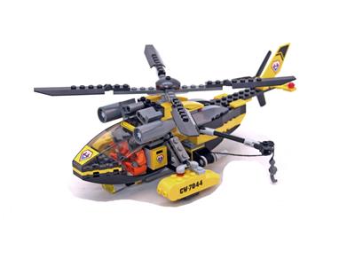 7044 LEGO World City Police and Rescue Rescue Chopper