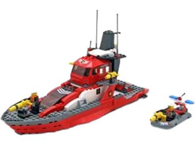 7046 LEGO World City Police and Rescue Fire Command Craft thumbnail image